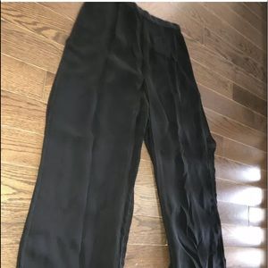 Cache Womens Black Palazzo Leg Gaucho Pants Size 4